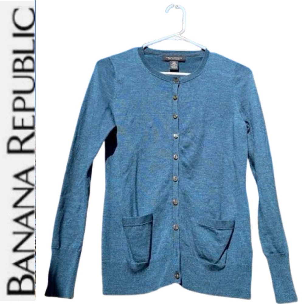 Cardigan Extra Fine Merino Banana Republic